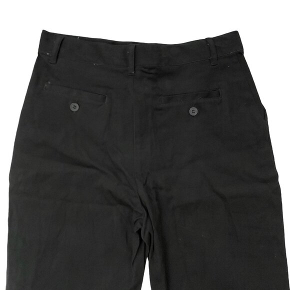 School Approved Uniform Pants Youth 18 Black Flat Front Straight Leg - Picture 6 of 10